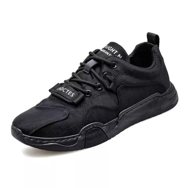Herren Neue Mode Reiten Fahren Freizeitschuhe Sommer Atmungsaktive Deodorant Canvas Board Schuhe Vielseitige Laufschuhe 42 schwarz