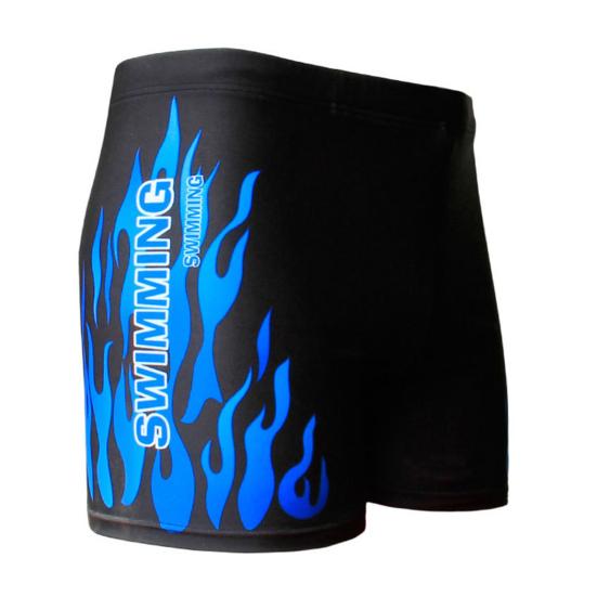 Badehose mit Aufdruck, schnelltrocknend, tolle Nähte, Übergröße, Herren-Badehose für den Pool 4XL schwarz