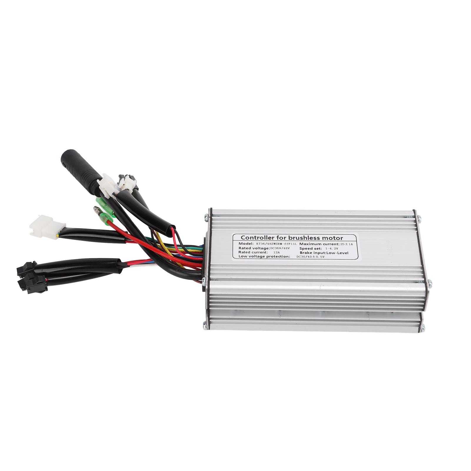 3648 V KT?25A Elektrofahrrad-Rechteckwellen-Controller Fahrrad 9mos SM-Controller mit Lichtleitung