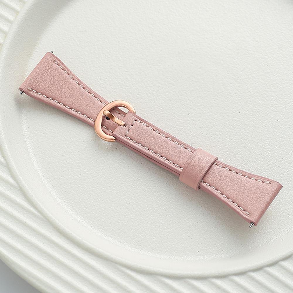 Schlanke Kunstlederschlaufe für Samsung Galaxy Fit 3 Damenarmband für Samsung Galaxy Fit3 Mini Schnalle Correa Samsung Galaxy Fit 3 rosa