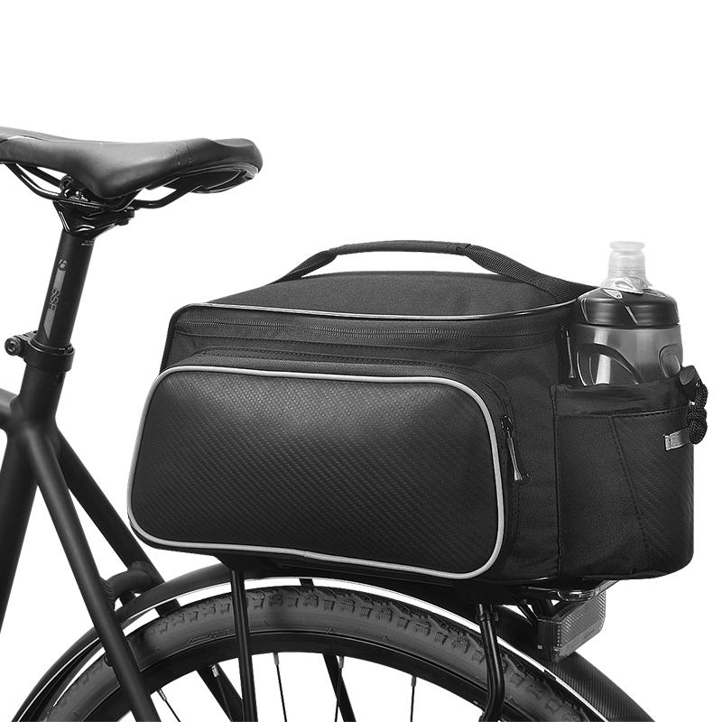 12L Wasserdichte Fahrrad-Gepäckträgertasche Große Kapazität MTB Fahrrad-Koffertasche Fahrrad-Hecktasche für den täglichen Gebrauch