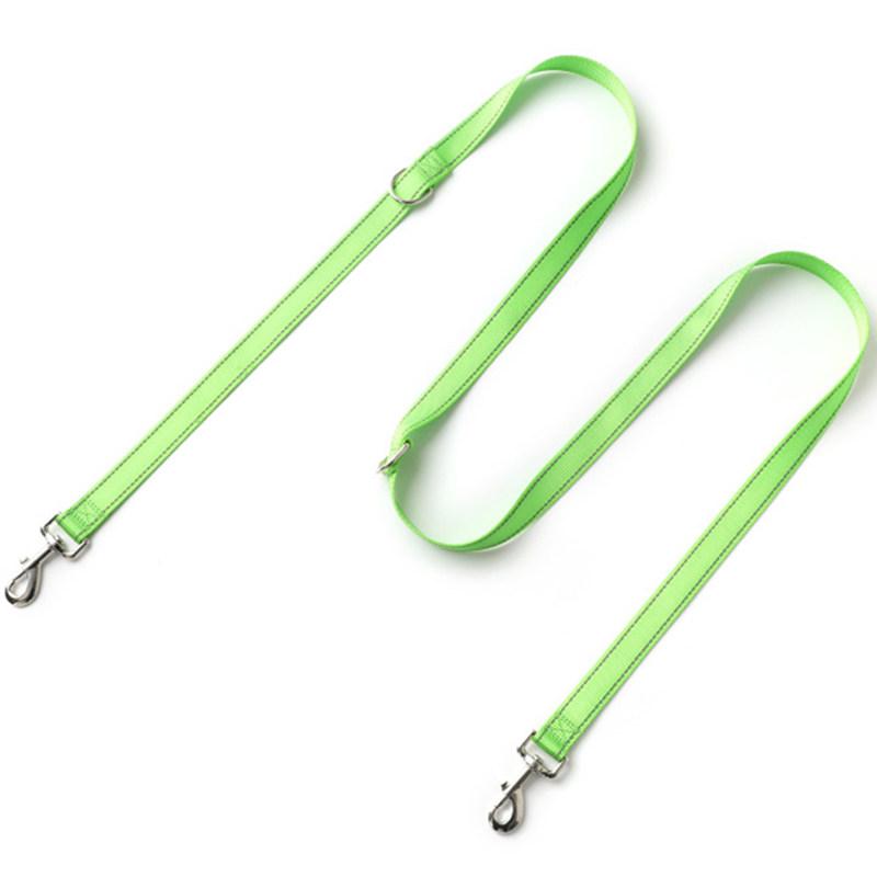 Hundeleine Freihändig Hunde Leine Reflektierend Doppelleinen für 2 Hunde Gassi gehen Nylonseil 2 Hunde Leinen Haustierkette Haustierbedarf Y937YY- beige