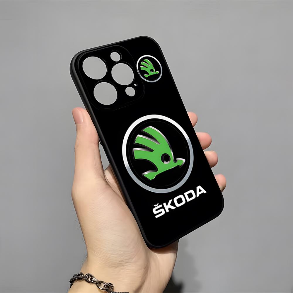 Super Auto Design - Skoda Handyhülle Für 16 Pro Max Iphone 15 14 Pro Max 13pro 11 X Xs Xr 8 7Plus Silikonhülle iPhone XS Max