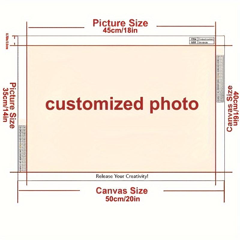 Foto benutzerdefinierte Diamant Malerei voller Runde Diamanten Stickerei Kunst Kit Home Dekoration Diy Geschenk Wandbild 40x50cm