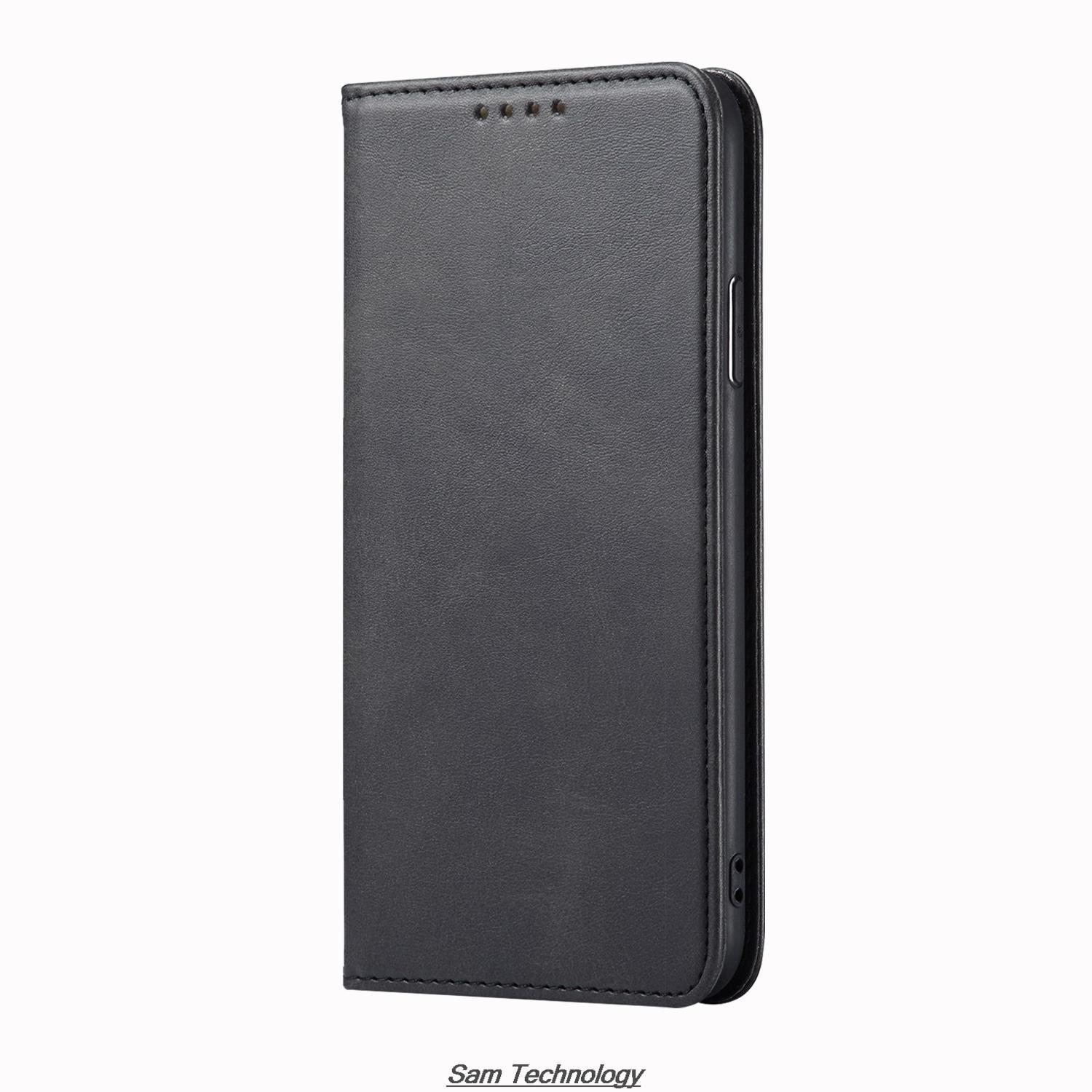 Magnetische Anziehung Lederhülle für Samsung Galaxy A50 A 50 Holster Flip Cover Hülle Brieftasche Handytaschen Fundas Coque for Galaxy A50&Just Case