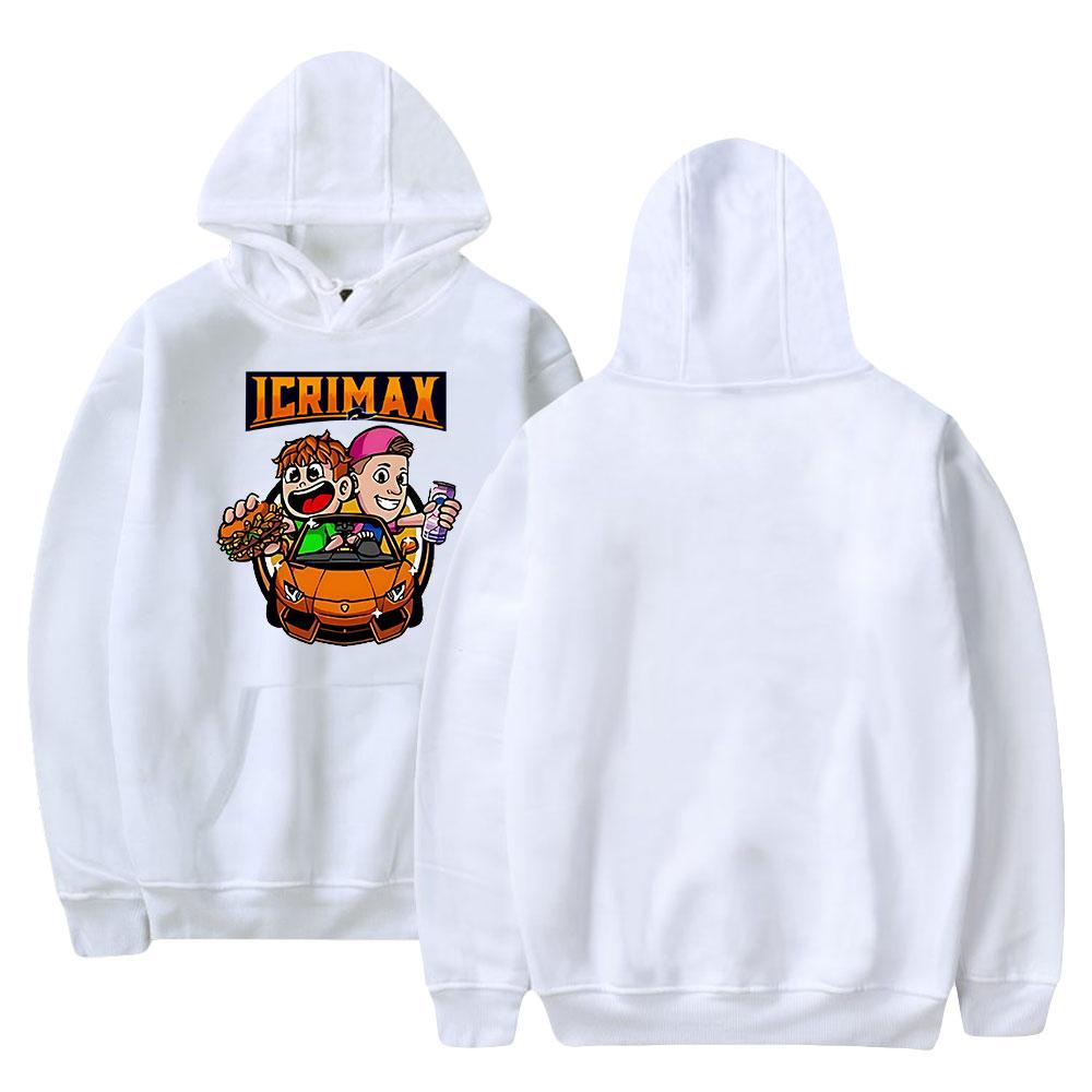 Neue Mode Icrimax Print Kleidung Streetwear Männer Hoodies Sweatshirt Mode Mit Kapuze Langarm Pullover Tops S weiß