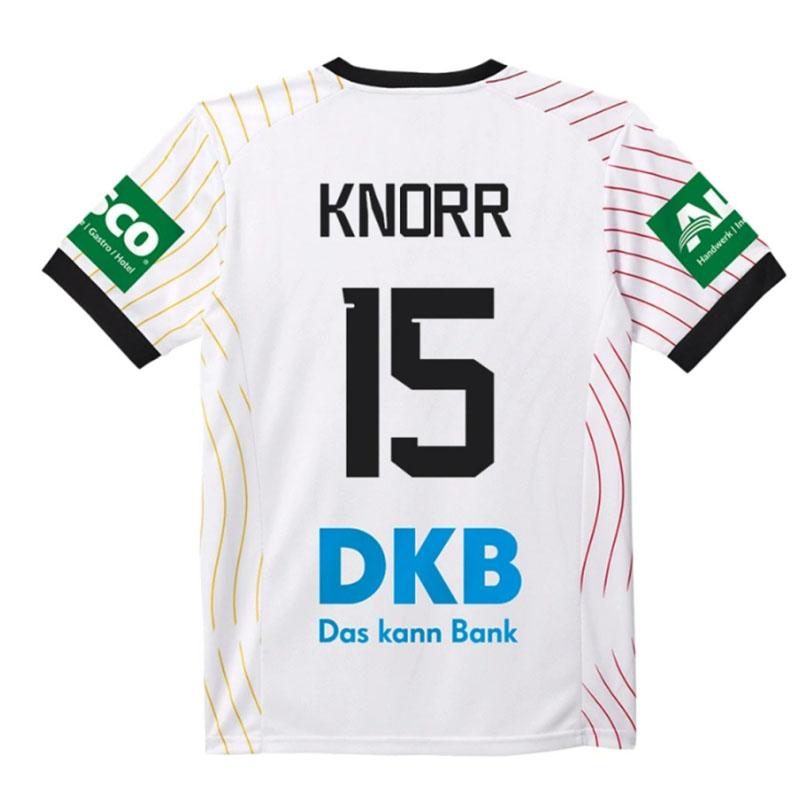 Handball Trikot Jersey Unisex Lässiges T-Shirt Modisch Schnelltrocknend StreetClassic Erwachsenen & Kinder Sportbekleidung Handball Trikot L white