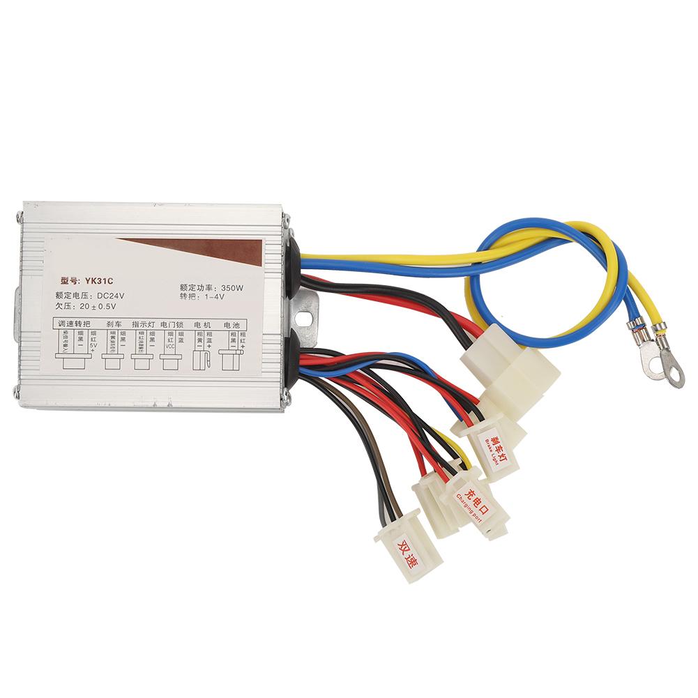 YK31C 24V 350W Motor Bürstenregler Zubehör für Elektrofahrrad Roller