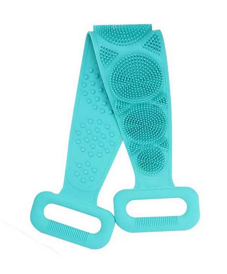 Mode Unisex Bad Handtuch Silikon Massage Pinsel Reinigung Dual Seite Männer Gürtel Körper Bad Pinsel Frauen Reinigung Werkzeuge Zurück Wäscher grün