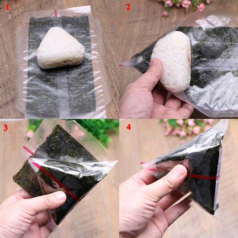 20Pcs Doppel Schichten Dreieck Reis Ball Verpackung Tasche Algen Onigiri Sushi Tasche Sushi, Der Verpackung Tasche Werkzeuge Zubehör 20pcs