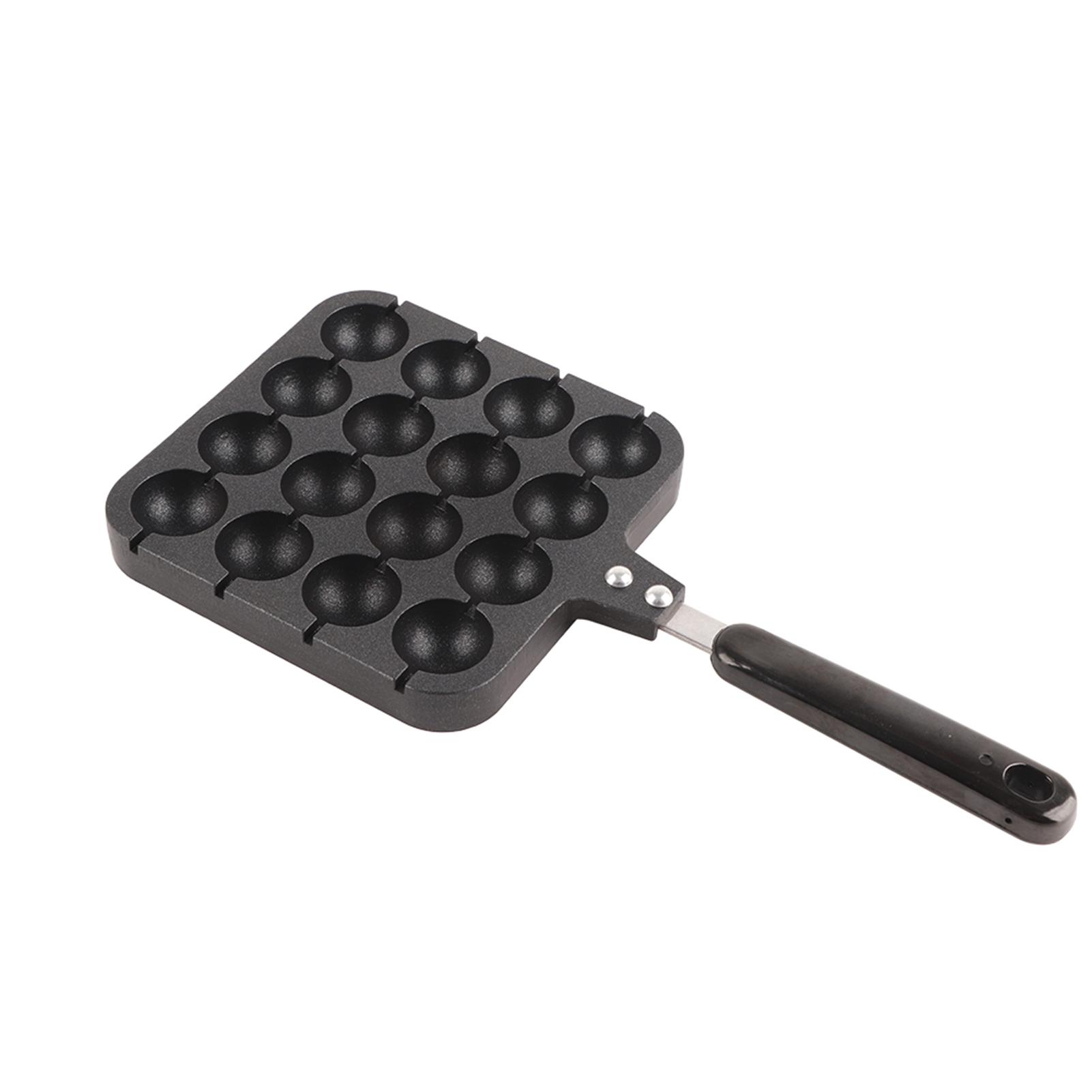 16 Löcher Takoyaki Grillpfanne Oktopusballplatte Heimkochen Backwerkzeuge Küchenzubehör weiß