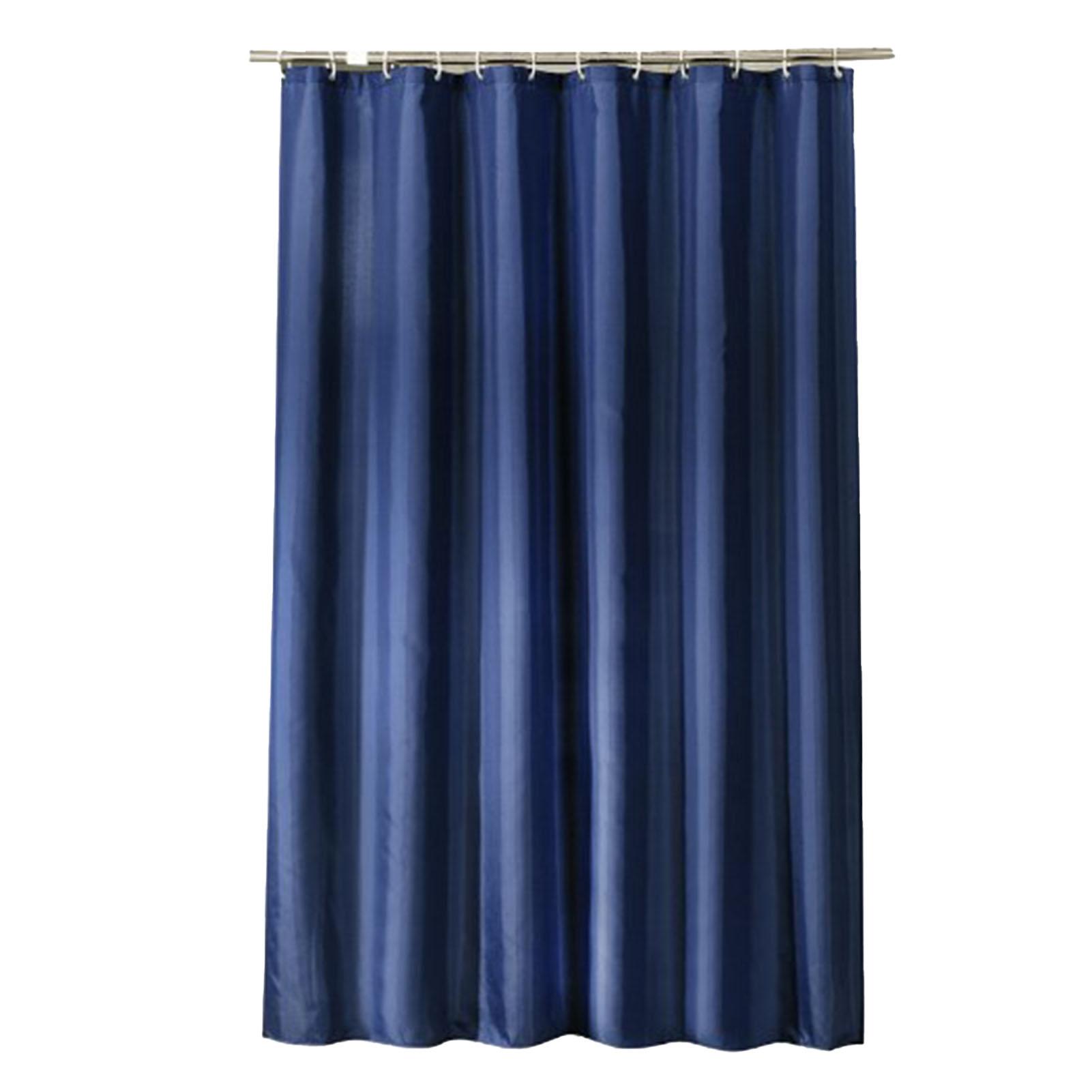 Wasserdichter Duschvorhang mit Haken Moderner Verdickter Polyester-Duschvorhang für Zuhause Hotel