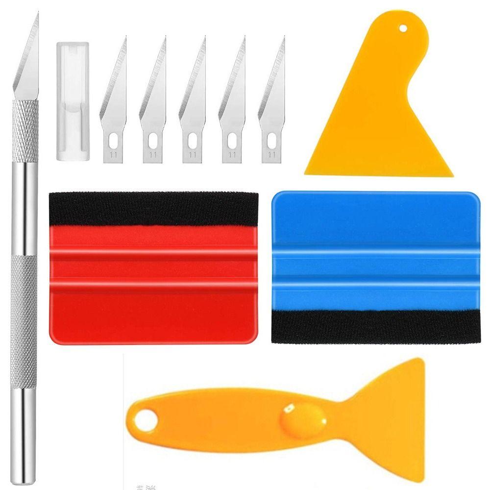 8/10/11/13/15 Stück Multifunktionales Auto Folien Wrap Werkzeugset Automobil (Style 6)  10pcs