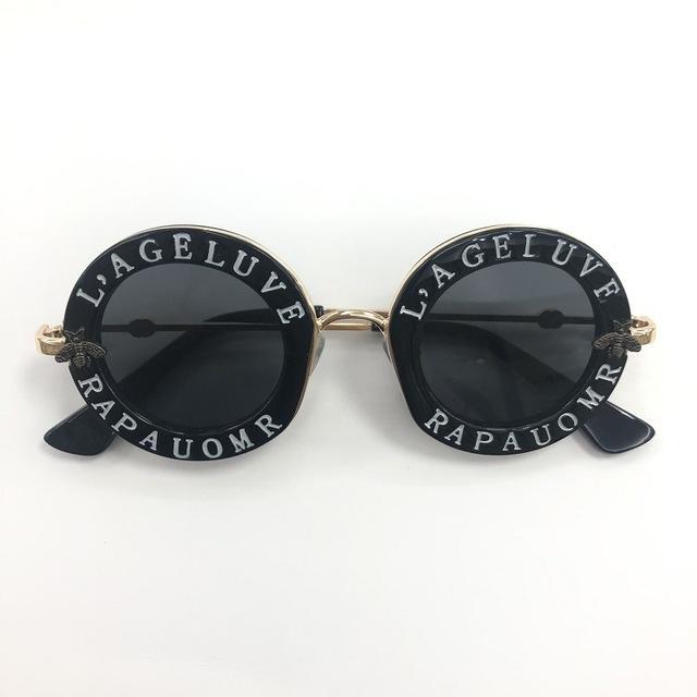 Steampunk Bee Kinder Sonnenbrille Jungen Mädchen Luxus Vintage Kinder Sonnenbrille Runde Sonnenbrille Oculos Feminino Zubehör