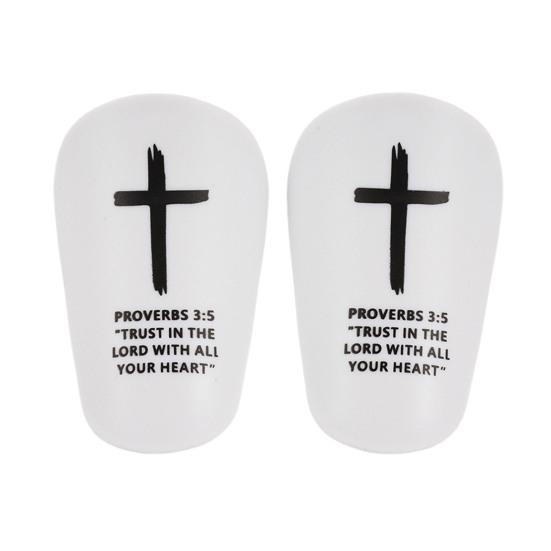 Mini Schienbeinschoner Fußball Extra Klein Wadenschutz Ausrüstung Miniatur Fußball Schienbeinschoner für Athleten Männer Frauen S weiß