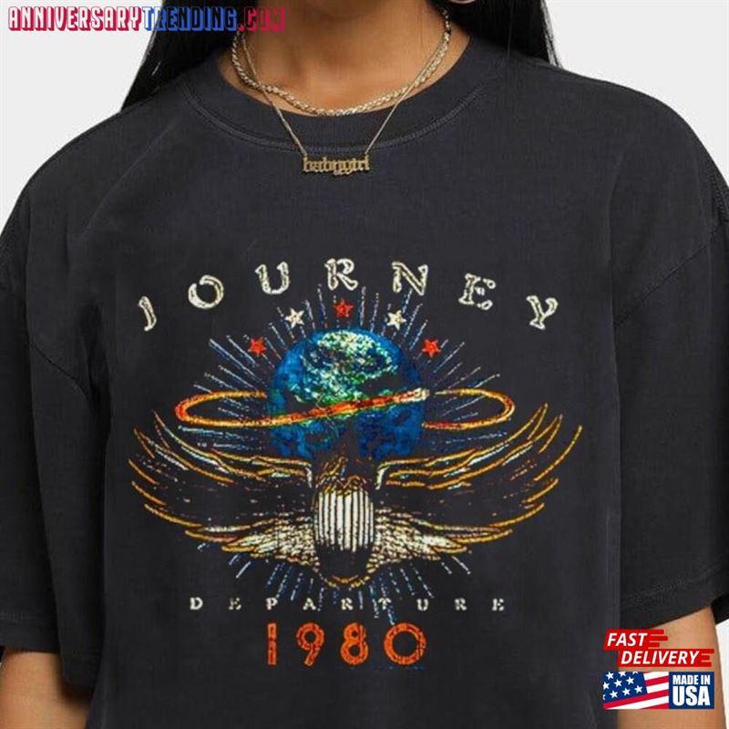 Journey Band T-Shirt Journey Shirt Journey Rockband T-Shirt Journey Konzert T-Shirt Unisex T-Shirt S brown