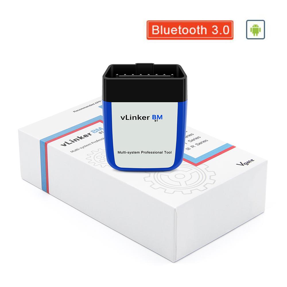 Vgate vLinker BM+ Auto OBD Scanner Werkzeug für BMW Auto Flash Versteckt Bimmercode Dediziert ELM327 Bluetooth 4.0 Für Android IOS Auto Code Leser Scanner Werkzeug BM+Bluetooth 3.0