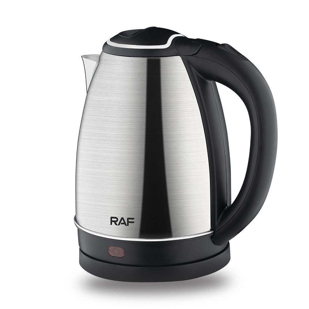 Wasserkocher Edelstahl Küchengeräte Smarter Wasserkocher 1500W Pfeifenkessel Samowar Tee Kaffee Thermoskanne 2L Elektrisch EU gray