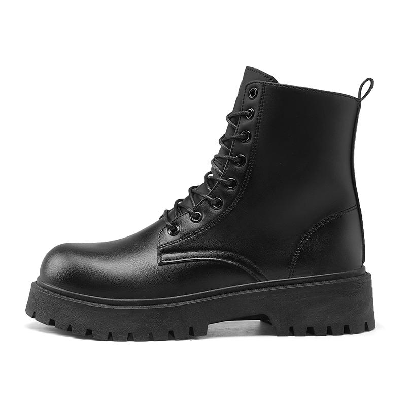 Winterschuhe Herren Flache Schuhe Modische Warme Schuhe Marke Herren Stiefeletten Lässig und Warm Bequem und Langlebig 45 schwarz