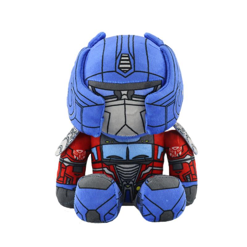 Entzückende Bumblebee Transformers Plüschpuppe Stofftier Roboter Geburtstagsgeschenk für Kinder Optimus Prime,28 cm