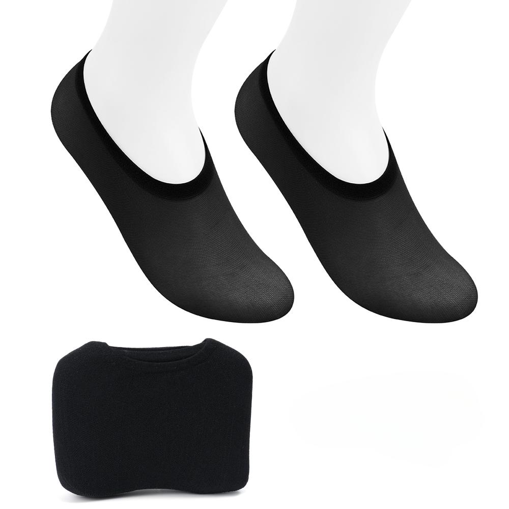 10 Paare/satz Rutschfeste Unsichtbare Socken Hausschuhe Nahtlose Eisseide Knöchel Bootssocken Sommer Dünne Feste Lässige Atmungsaktive No Show Socken 10pairs/set