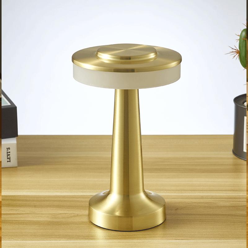 Touch Led Lade Tisch Lampe Kreative Esszimmer Hotel Bar Kaffee Tisch Lampe Outdoor Nachtlicht Wohnzimmer Dekorative Schreibtisch Lampe Golden-3 Color Dimmable