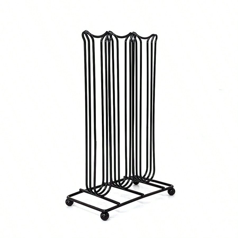 1 x Kaffeekapselhalter, Aufbewahrungs-Organizer, solide Basis für 42 Kaffeepads, leicht zugänglicher Espressopadhalter für Zuhause und das Büro black