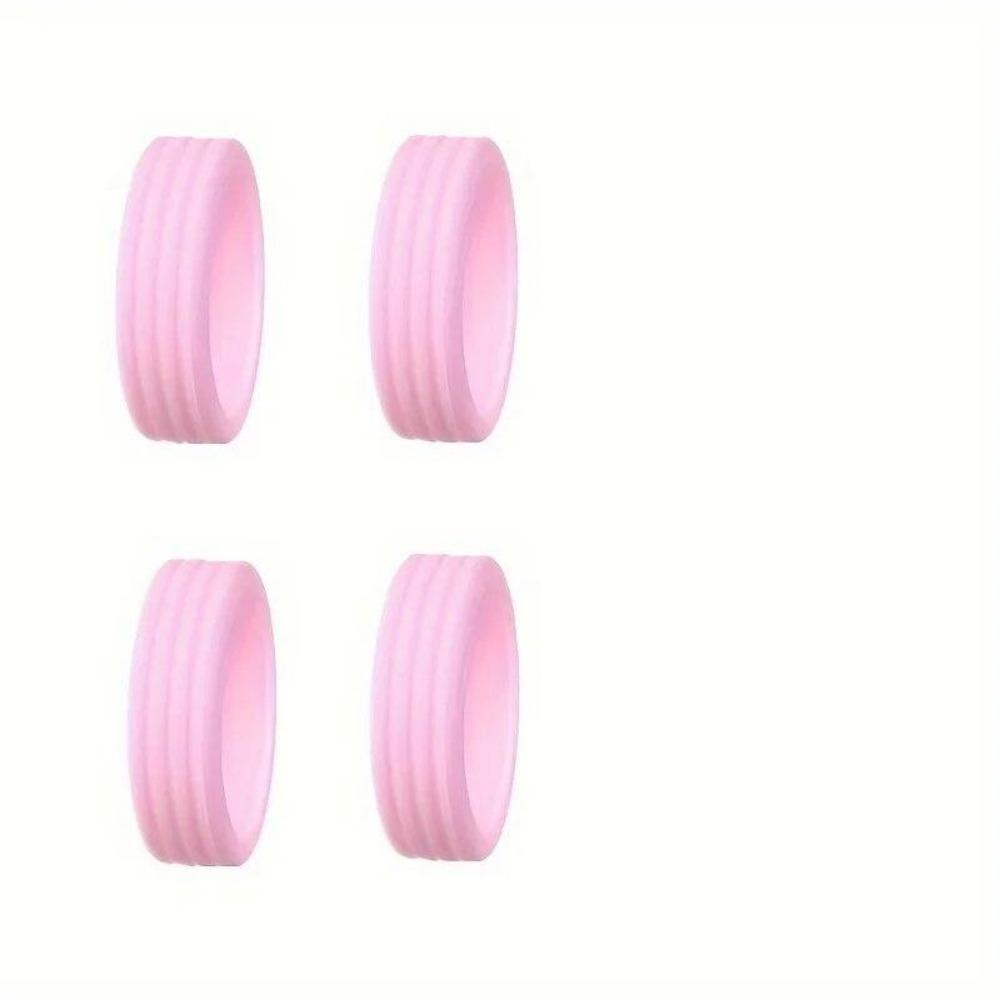 4/8PCS Gepäck Räder Beschützer Silikon Räder Caster Schuhe Reise Gepäck Koffer Reduzieren Lärm Räder Abdeckung Zubehör Pink 4PCS