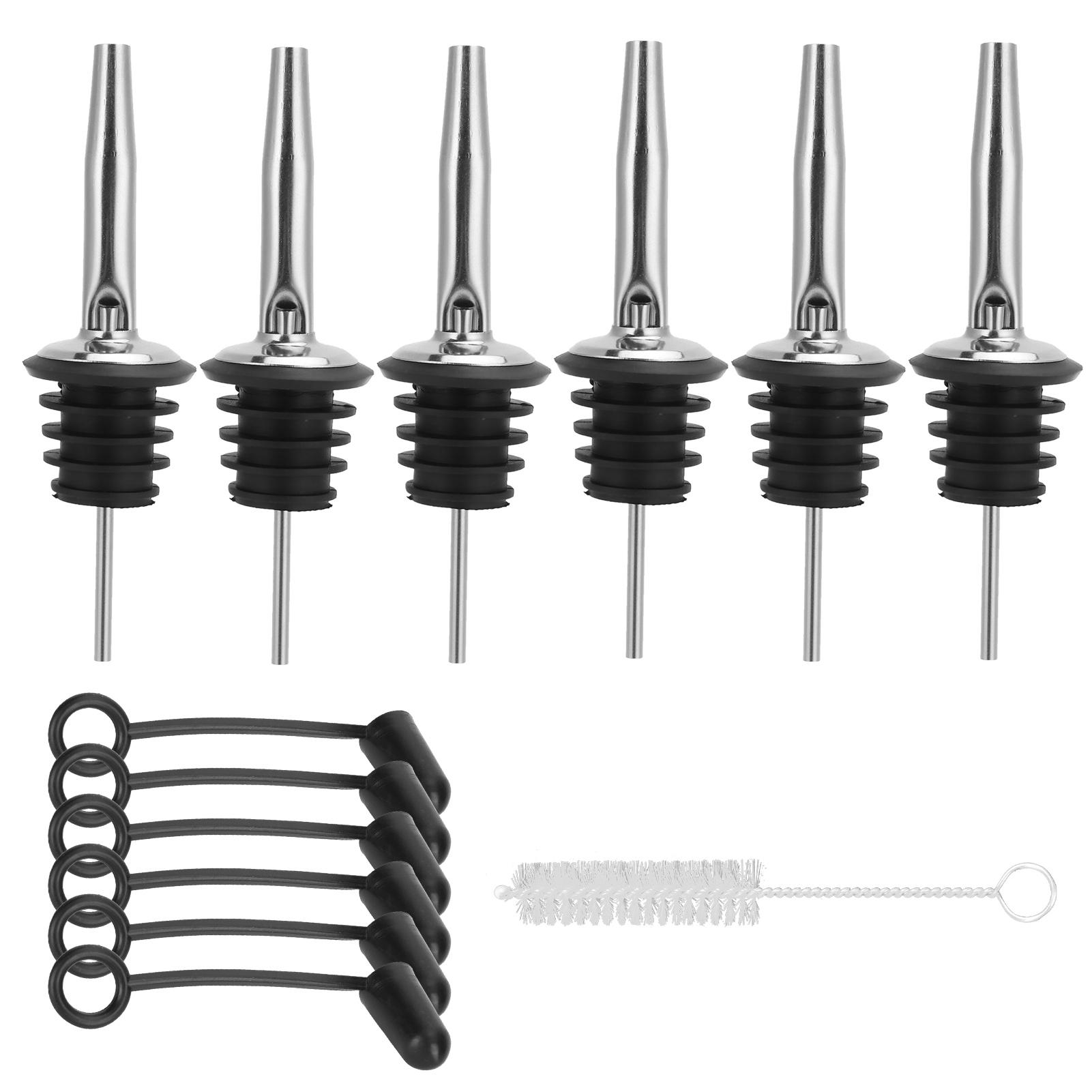 304 Edelstahl Weinflasche Ausguss Stopper Schnaps Spender Ausgießer Kappe Küche Zubehör