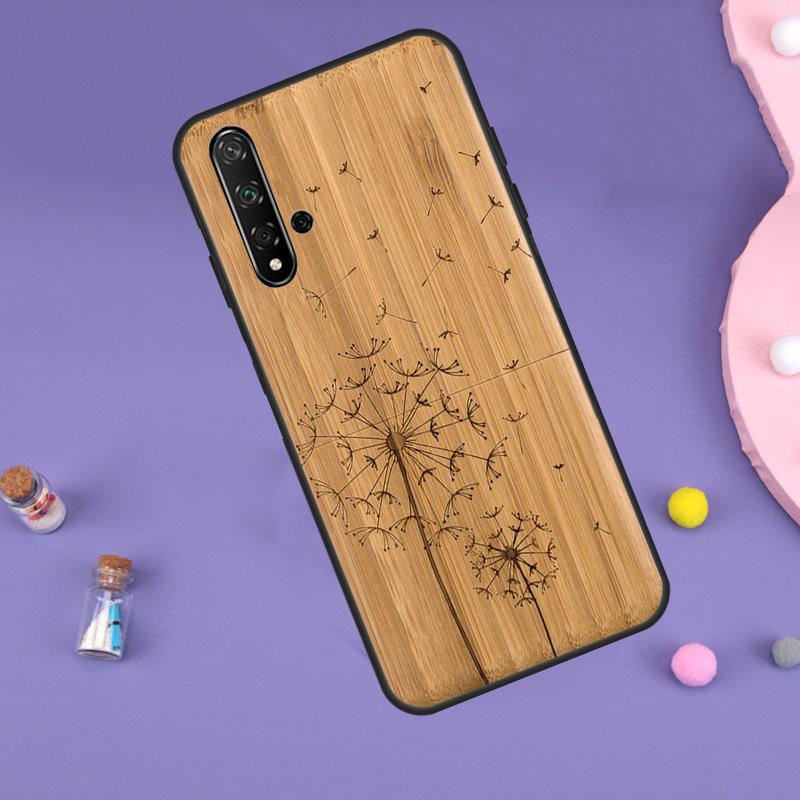 Natürliche Bambus Holz Muster Drucken Funda Für Huawei Nova Y91 Y90 Y70 Y60 Y61 9 10 SE 11i 8i 7i 3i 5T P30 P40 Lite P60 Pro Fall Huawei P30 Lite