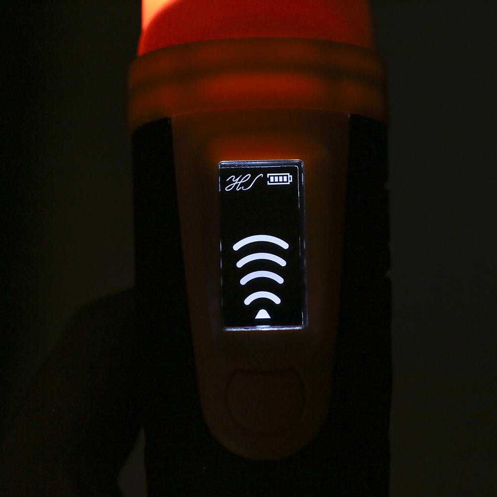 Handgehaltener Metalldetektor, wasserdicht, hochempfindlich, Unterwasser-Schatzjäger, Summer, Vibration hellgrüne