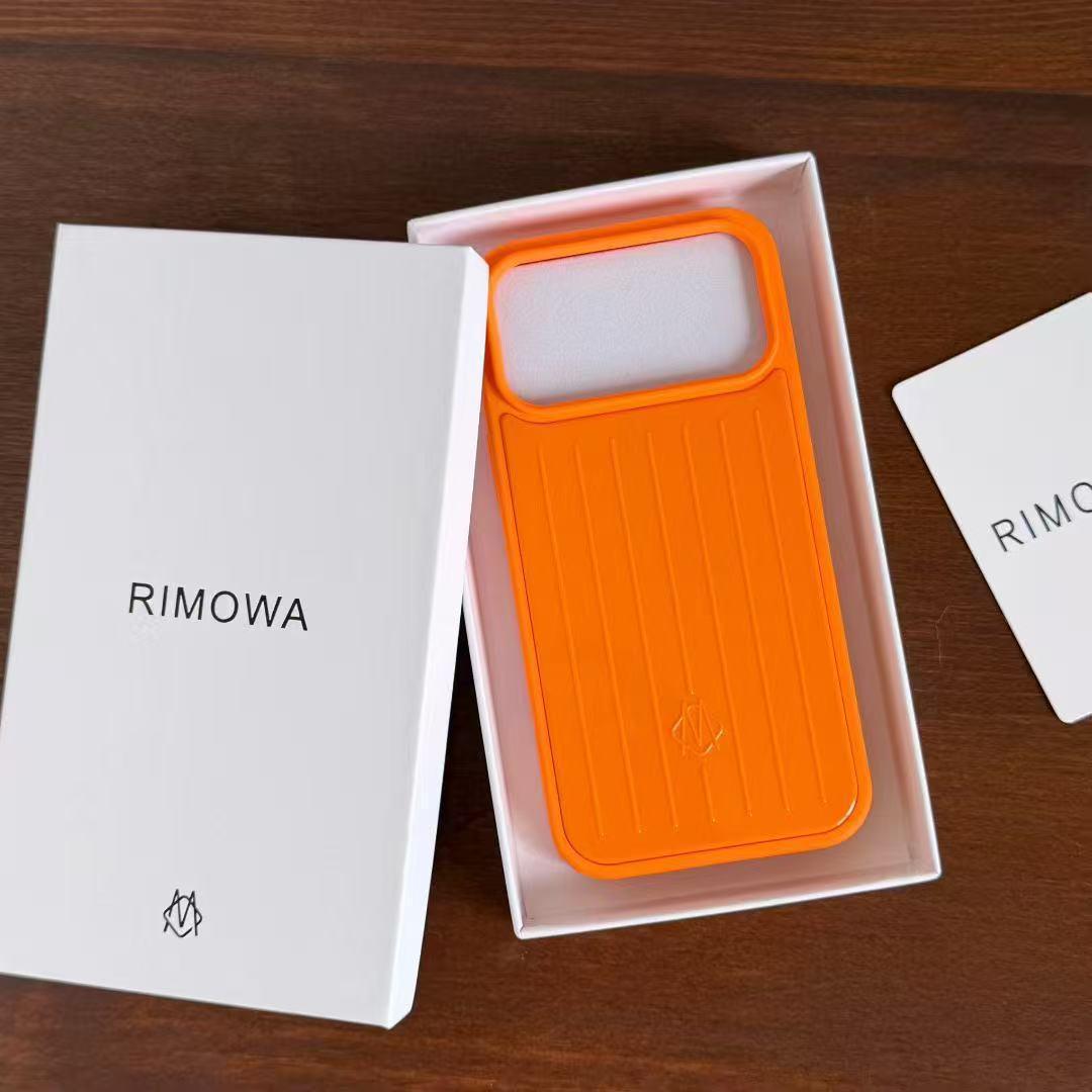 RIMOWA Magnetisches Case für iPhone 17 Pro/Pro Max iPhone 15 Pro Max magnetische orange