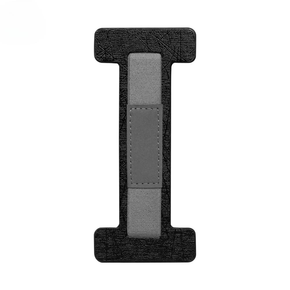 Tablet-Handgriff-Gurthalter, universeller Anti-Rutsch-Finger-Sling-Band-Griffständer-Aufkleber für 6-10,5 Zoll Kindle Tablet PC schwarz