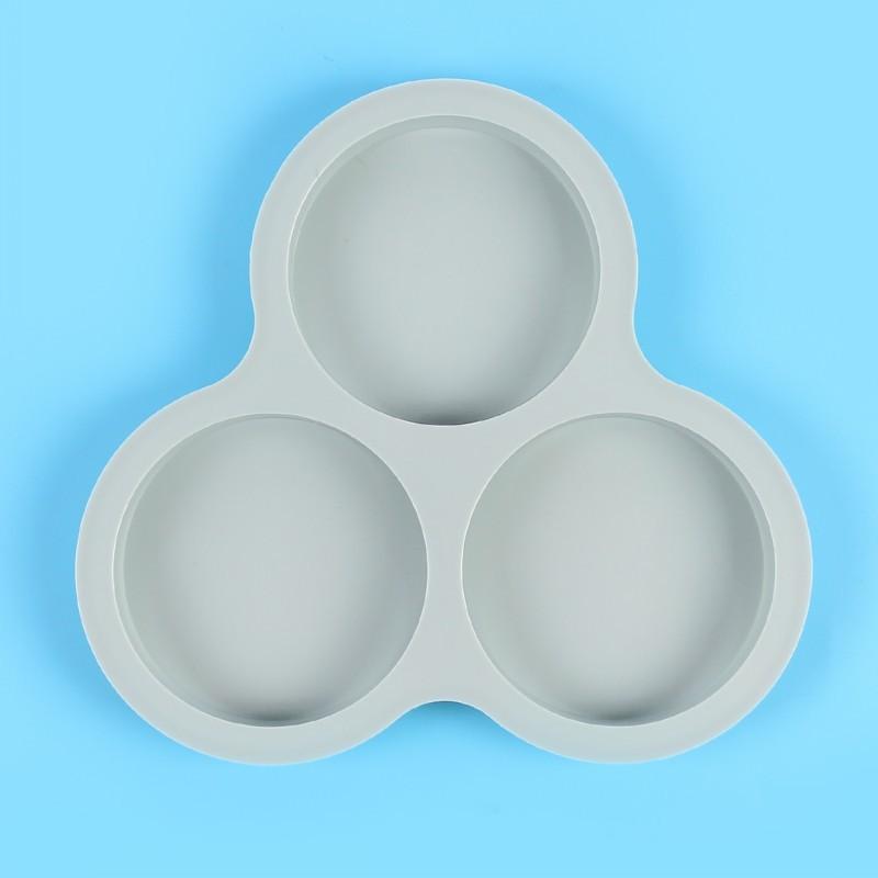 Tragbare Silikon-Luftfritteuse, Eierpfanne, wiederverwendbare, antihaftbeschichtete Muffinformen zum Backen grau