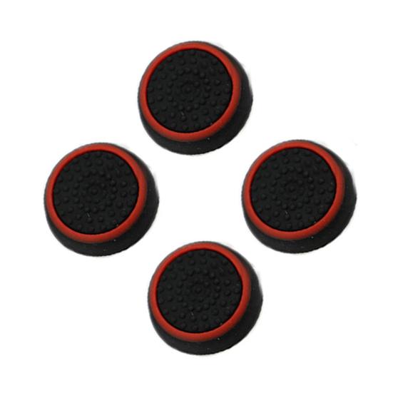 Silikon Stick Grip Daumen 4 Stück Controller Abdeckkappe für PS3 PS4 XBOX ONE rot