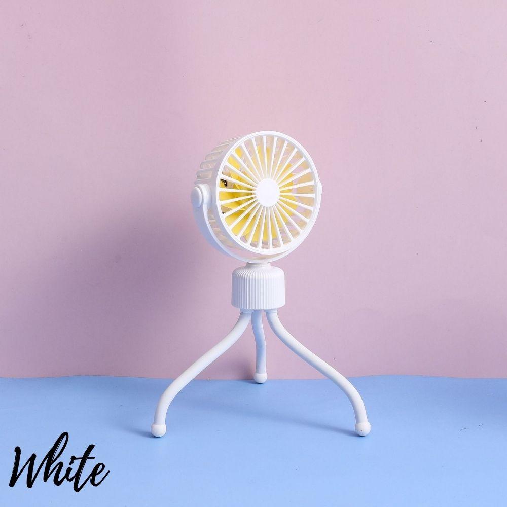 Handheld Mute Fan Kinderwagen Mini Fan Mini Tragbare Batterie Powered USB Powered Für Auto Kinderwagen und Schreibtisch Kühlung Wind klimaanlage gelb