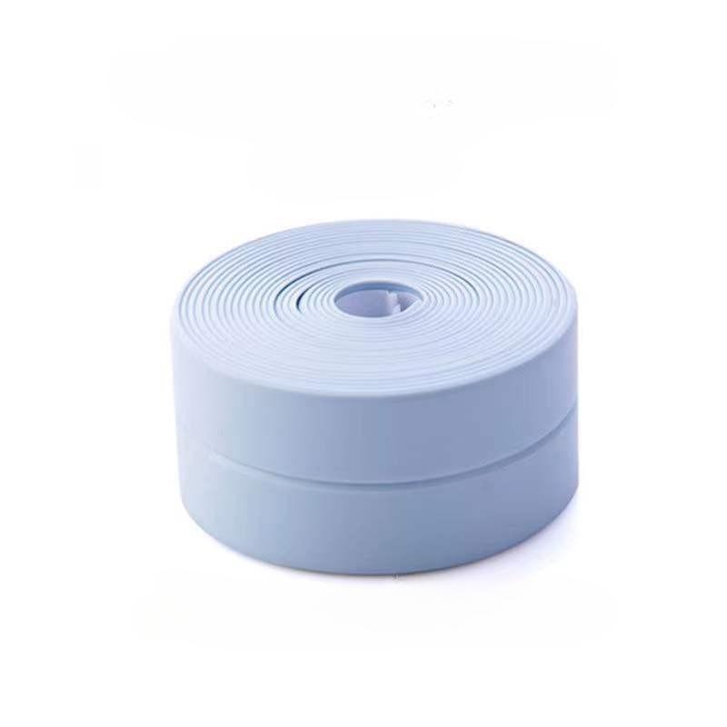 3,2 m PVC-Dichtungsband für Badewanne, Waschbecken, Dichtungsstreifen, selbstklebend, wasserdicht, schimmelresistent, Wandaufkleber, Waschbeckenrandband für Badezimmer, Küchenzubehör 2.2cm x 3.2M blau