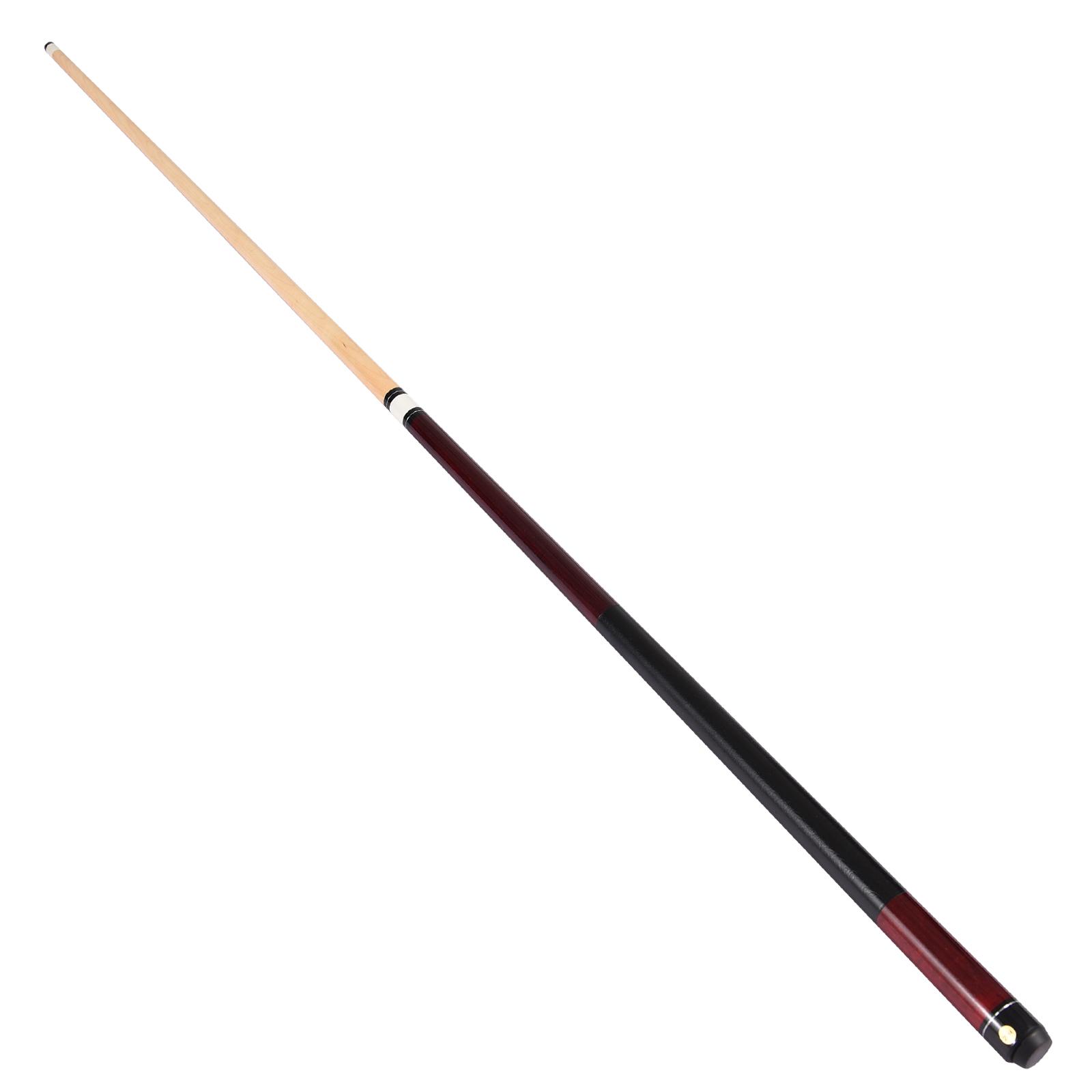 Pool-Sticks für Erwachsene 1,50 m/59 in High-End-Pool Queue Ahorn Doppel-Abschnitt Billard Design 13MM Große rot