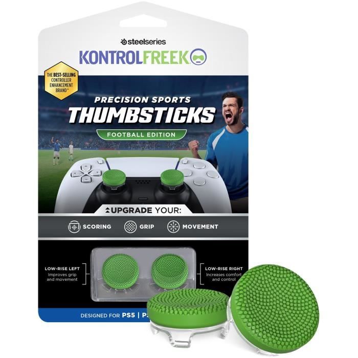 Thumbstick Präzision Sport - KONTROLFREEK - 5104-PS5-EU - Football Edition - Für Playstation 4 und 5 Controller - Grün grün