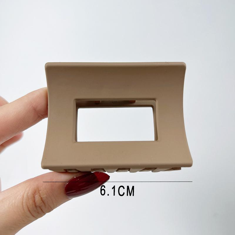 Vintage Schwarz Kaffee Acryl Große Haar Klaue Koreanische Feste Haar Clip Mädchen Barrettes Clip Klaue Haarnadeln Kopfbedeckungen Frauen Mode Haar Zubehör licht kaffee