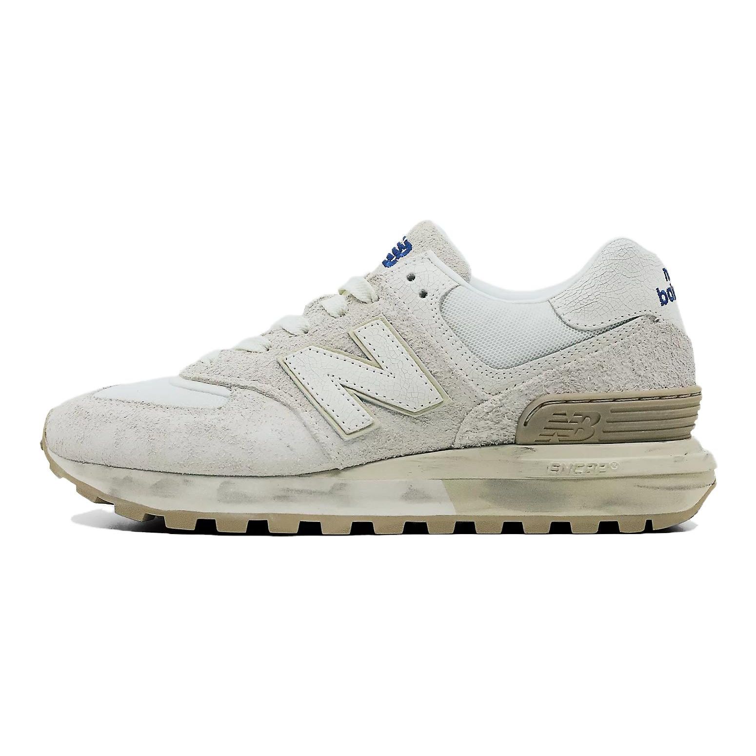 New Balance 574 Legacy Ash Cream Distressed Unisex Sneaker U574LGRS 42
