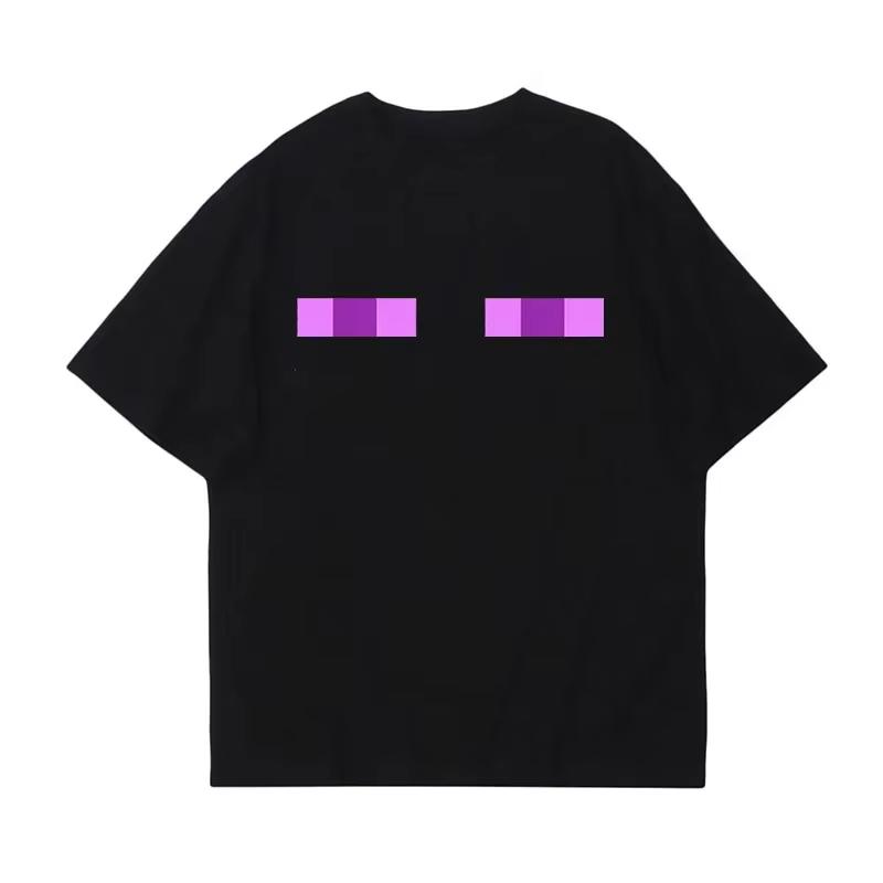 Herren Damen Grafik T-Shirts 90er Vintage Kleidung 2000er Tops Bekleidung Weiblich Gothic Stern Mädchen Y2k Kitty Emo Sommer Kinder T-Shirts S purple