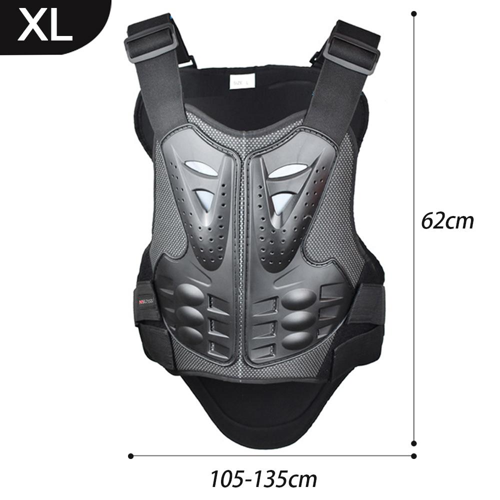 Motorrad Dirtbike Körperpanzer Schutzausrüstung Outdoor Fahren Für Motocross Skifahren Skaten Erwachsener Brust Rücken Schutzweste XL