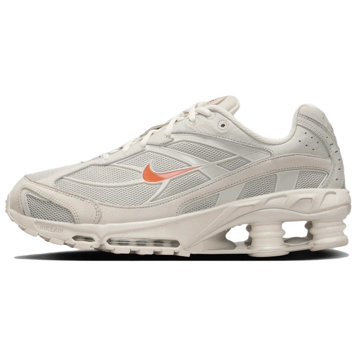 Nike Shox Ride 2 Light Bone Unisex Sneaker Creme Turf-Orange HQ5412-072 42 gray