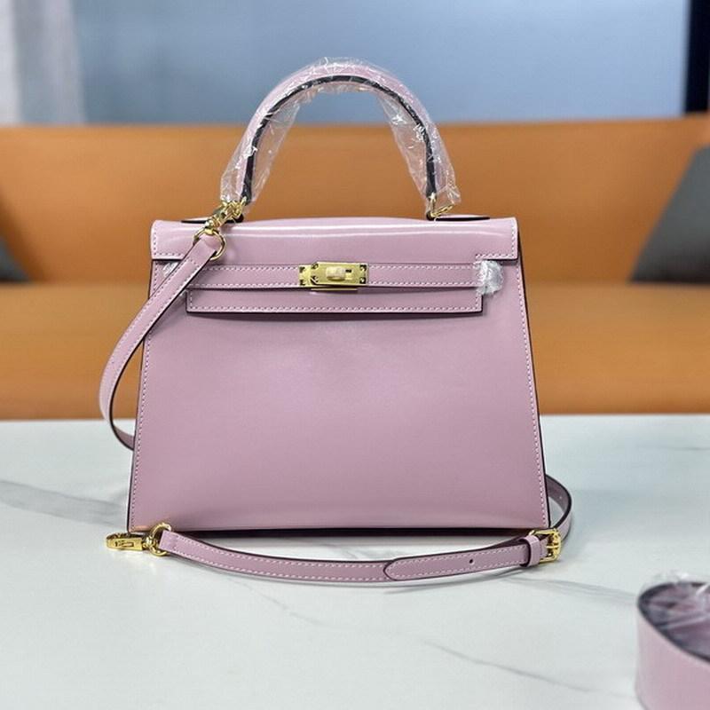 2025 neue Leder Rindsleder Damen Tasche Mini Tasche BOX Glänzend Leder Lackiert Leder Tasche + handtasche Schulter Tasche 19CM+2 shoulder straps+no lock