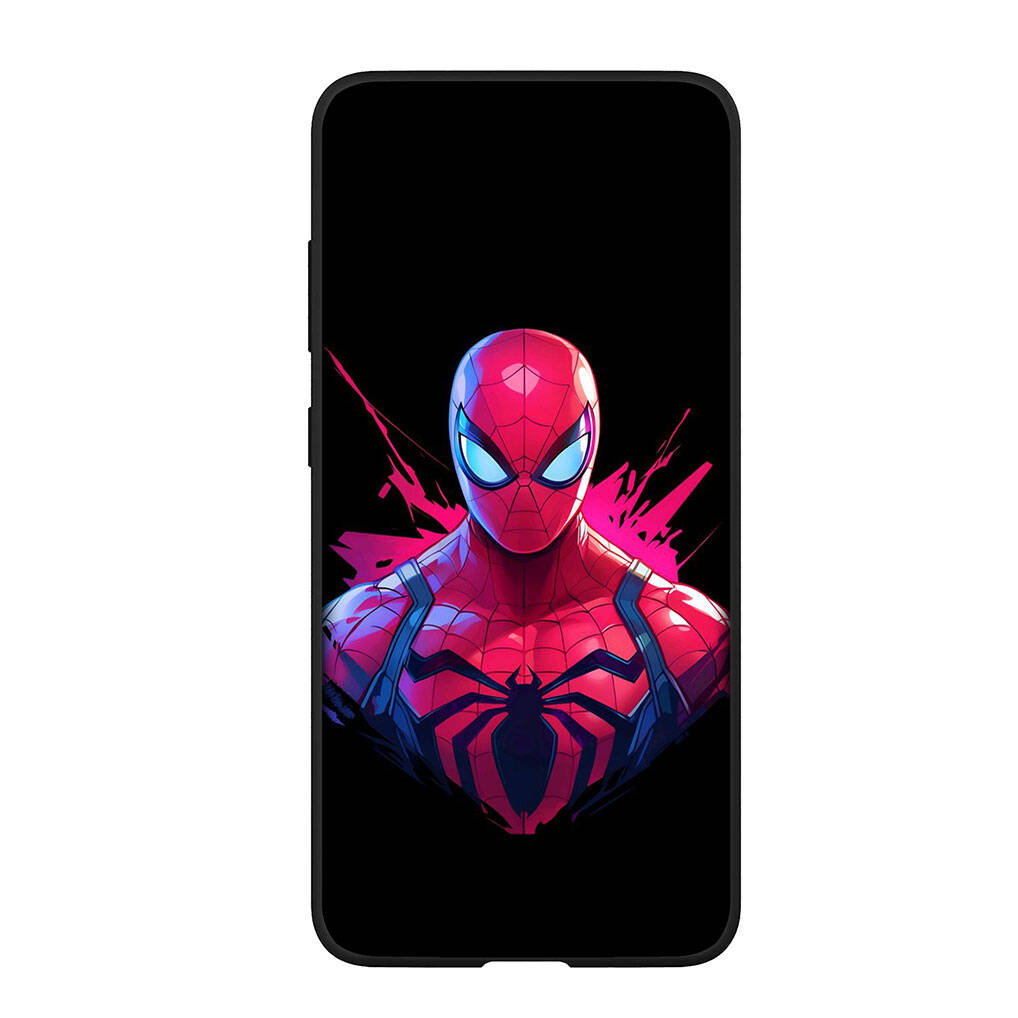 für Samsung Galaxy S25 S24 S23 iPhone 17 16 15 Xiaomi Redmi Note 14 13 12 11 Plus Pro Max XR A57 Hülle Wallpaper Spider Man Spiderman OPPO Huawei Abdeckung for OPPO A53 2020 rehbraun