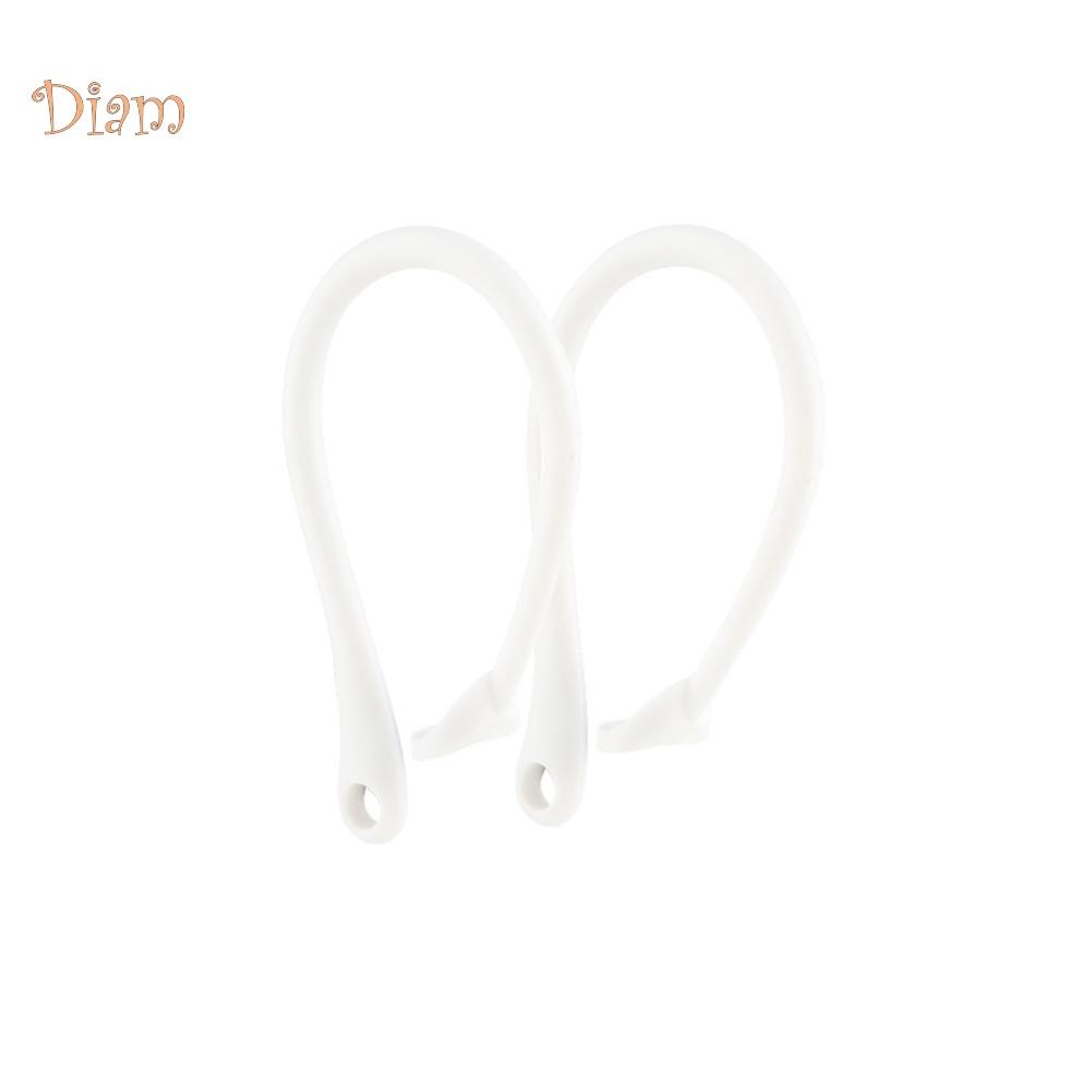 1 Paar Ohrbügel-Halterungsband, Silikon, Sport, Anti-Verlust-Ohrbügel für AirPods Pro Bluetooth-Kopfhörer weiß