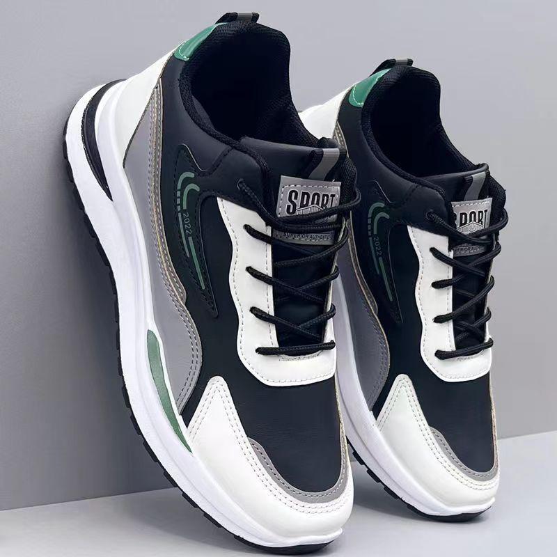 Herbst Neue männer Sport Schuhe Atmungsaktive Mesh Schuhe Große Größe männer Schuhe Fliegen Woven Pu Bequeme Männer der Schuhe 39