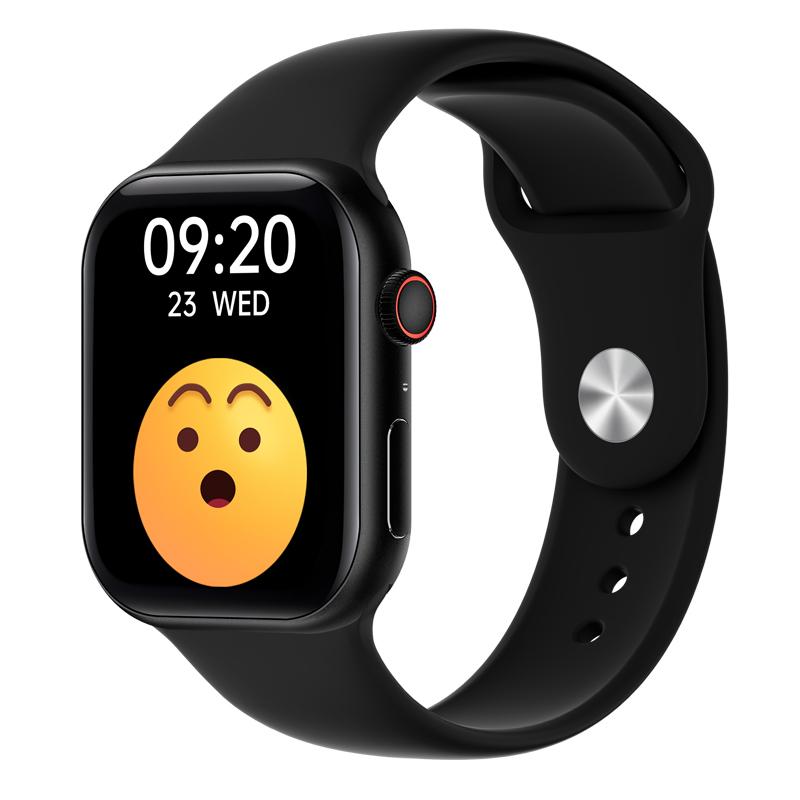 IWO Serie 10 Smartwatch Kabelloses Laden Herzfrequenz Männer Frauen Fitness Tracker Sport Smartwatch Für IOS Android schwarz