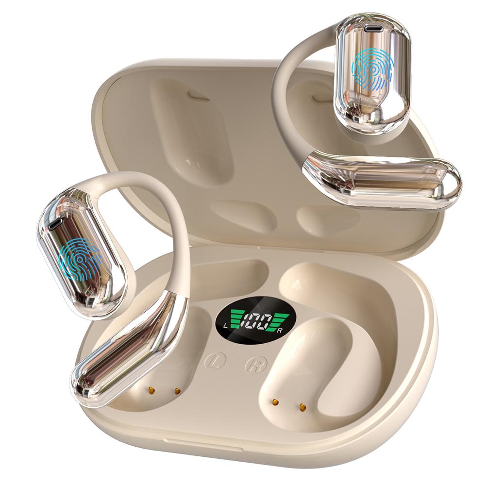 KI Übersetzer Kopfhörer Echtzeit Übersetzer Kopfhörer 144 Sprachen Sprachübersetzer Drahtlose Bluetooth Kopfhörer Für Reisen beige